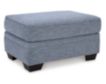 Ashley Furniture Industries In Carissa Manor Blue Ottoman small image number 2