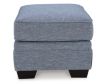 Ashley Furniture Industries In Carissa Manor Blue Ottoman small image number 3