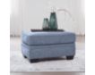 Ashley Furniture Industries In Carissa Manor Blue Ottoman small image number 5