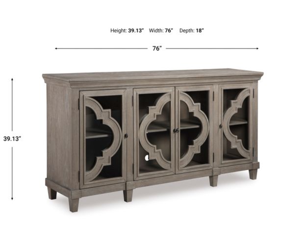 Ashley Furniture Industries In FOSSIL RIDGE ACCENT CABINET large image number 4