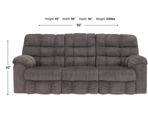 Ashley Acieona Reclining Sofa with Drop Down Table large image number 3