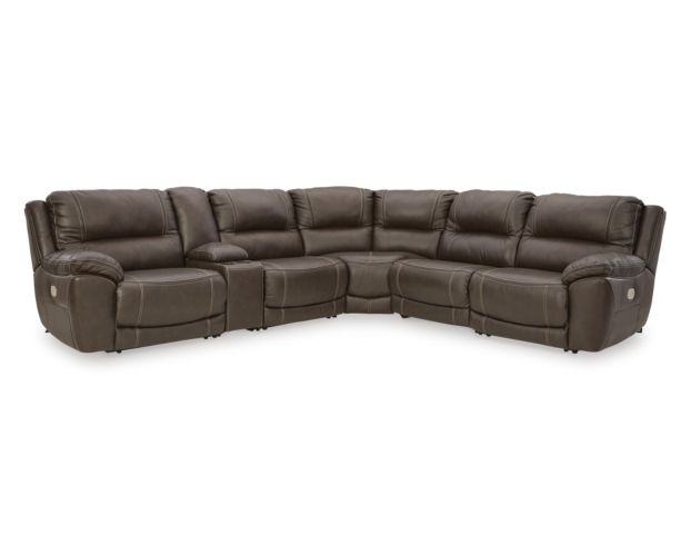 Ashley Dunleith 6-Piece Leather Power Reclining Sectional large image number 1