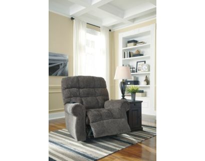 Ashley Ernestine Slate Power Lift Recliner