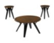 Ashley Ingel Round Coffee Table & 2 End Tables small image number 1