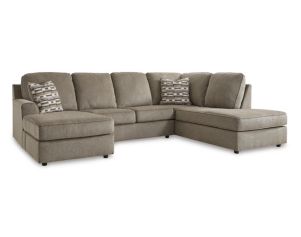 Ashley O'Phannon Brown 2-Piece Sectional with Right-Facing Chaise