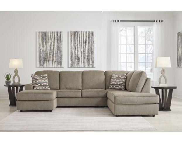 Ashley O'Phannon Brown 2-Piece Sectional with Right-Facing Chaise large image number 7