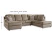 Ashley O'Phannon Brown 2-Piece Sectional with Right-Facing Chaise small image number 11