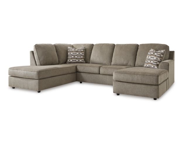 Ashley O'Phannon Brown 2-Piece Sectional with Left-Facing Chaise large image number 1