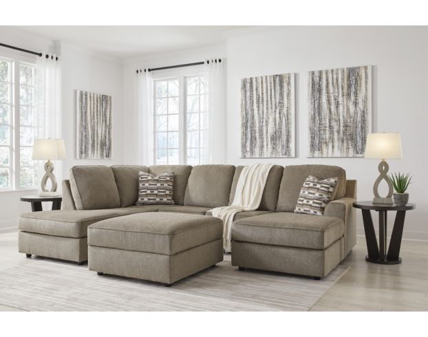 Ashley O'Phannon Brown 2-Piece Sectional with Left-Facing Chaise large image number 7