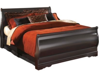 Ashley Huey Vineyard Queen Sleigh Bed