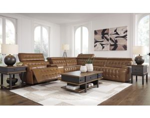 Ashley Temmpton 6-Piece Leather Power Sectional