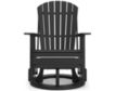 Ashley Hyland Wave Black Outdoor Swivel Glider Chair small image number 1