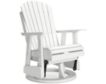 Ashley Hyland Wave White Outdoor Swivel Glider Chair small image number 2