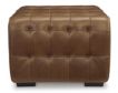 Ashley Temmpton Leather Ottoman small image number 1