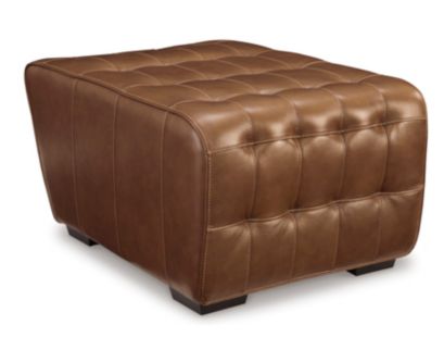 Ashley Temmpton Leather Ottoman