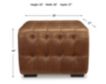 Ashley Temmpton Leather Ottoman small image number 4