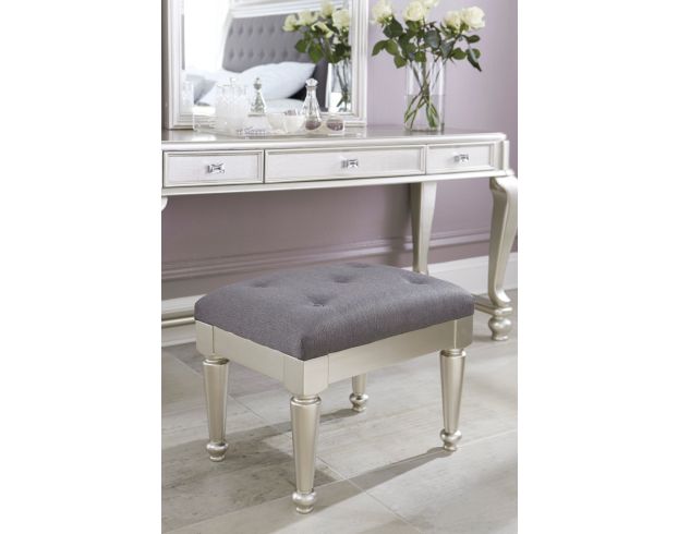 Ashley Coralayne Upholstered Stool large image number 2