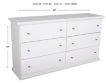 Ashley Bostwick Shoals White Dresser small image number 3