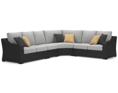 Ashley Beachcroft Black 4-Piece Sectional