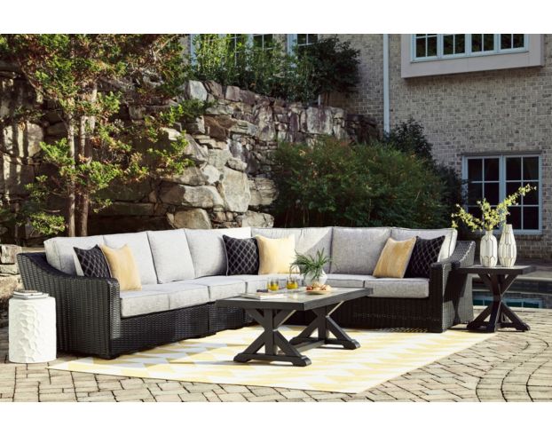 Ashley Beachcroft Black 4-Piece Sectional large image number 4