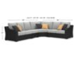 Ashley Beachcroft Black 4-Piece Sectional small image number 10