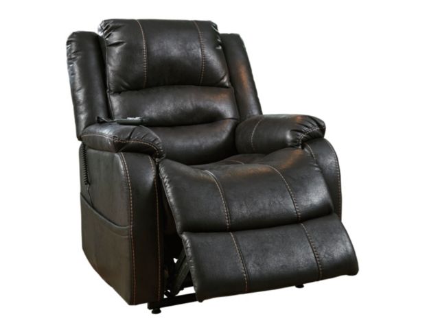 Ashley Yandel Black Power Lift Recliner large image number 2