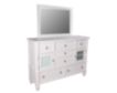Ashley Prentice White Dresser with Mirror small image number 1