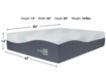 Ashley Gel Memory Foam Queen Mattress in a Box small image number 6