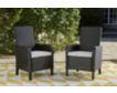 Ashley Beachcroft Black 6-Piece Outdoor Dining Set small image number 8