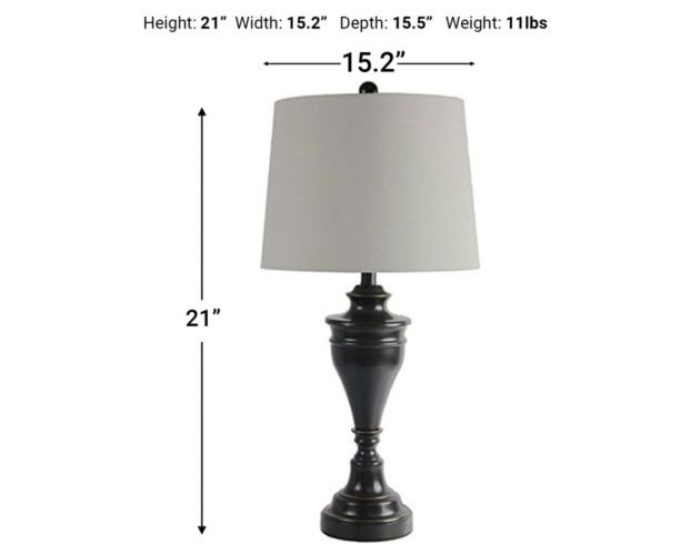 Ashley Darlita Table Lamp, Set of 2 large image number 2