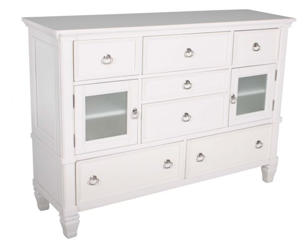 Ashley Prentice Contemporary White Dresser large image number 1