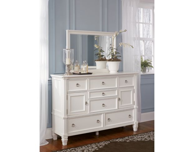 Ashley Prentice Contemporary White Dresser large image number 2