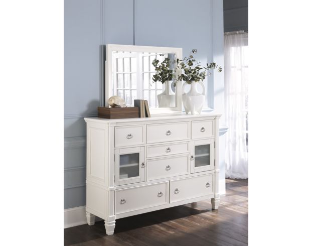 Ashley Prentice Contemporary White Dresser large image number 4