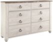 Ashley Willowton White Dresser small image number 2