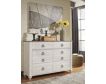 Ashley Willowton White Dresser small image number 6