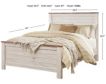 Ashley Willowton Queen Panel Bed small image number 3