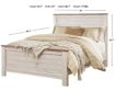 Ashley Willowton King Panel Bed small image number 2