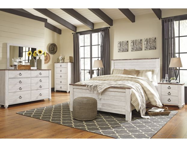 Ashley Willowton Queen Bedroom Set large image number 1