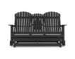 Ashley Hyland Wave Black Outdoor Glider Sofa small image number 1