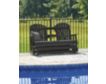 Ashley Hyland Wave Black Outdoor Glider Sofa small image number 6