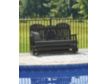 Ashley Hyland Wave Black Outdoor Glider Sofa small image number 7