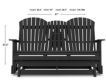 Ashley Hyland Wave Black Outdoor Glider Sofa small image number 9