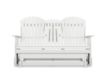 Ashley Hyland Wave White Outdoor Glider Sofa small image number 1