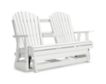 Ashley Hyland Wave White Outdoor Glider Sofa small image number 3