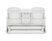 Ashley Hyland Wave White Outdoor Glider Sofa small image number 5