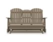 Ashley Hyland Wave Driftwood Outdoor Glider Sofa small image number 1