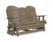 Ashley Hyland Wave Driftwood Outdoor Glider Sofa small image number 2