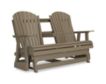 Ashley Hyland Wave Driftwood Outdoor Glider Sofa small image number 3