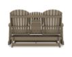 Ashley Hyland Wave Driftwood Outdoor Glider Sofa small image number 5