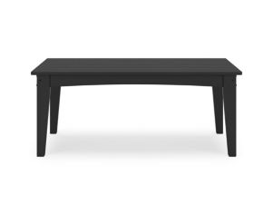 Ashley Hyland Wave Black Outdoor Coffee Table